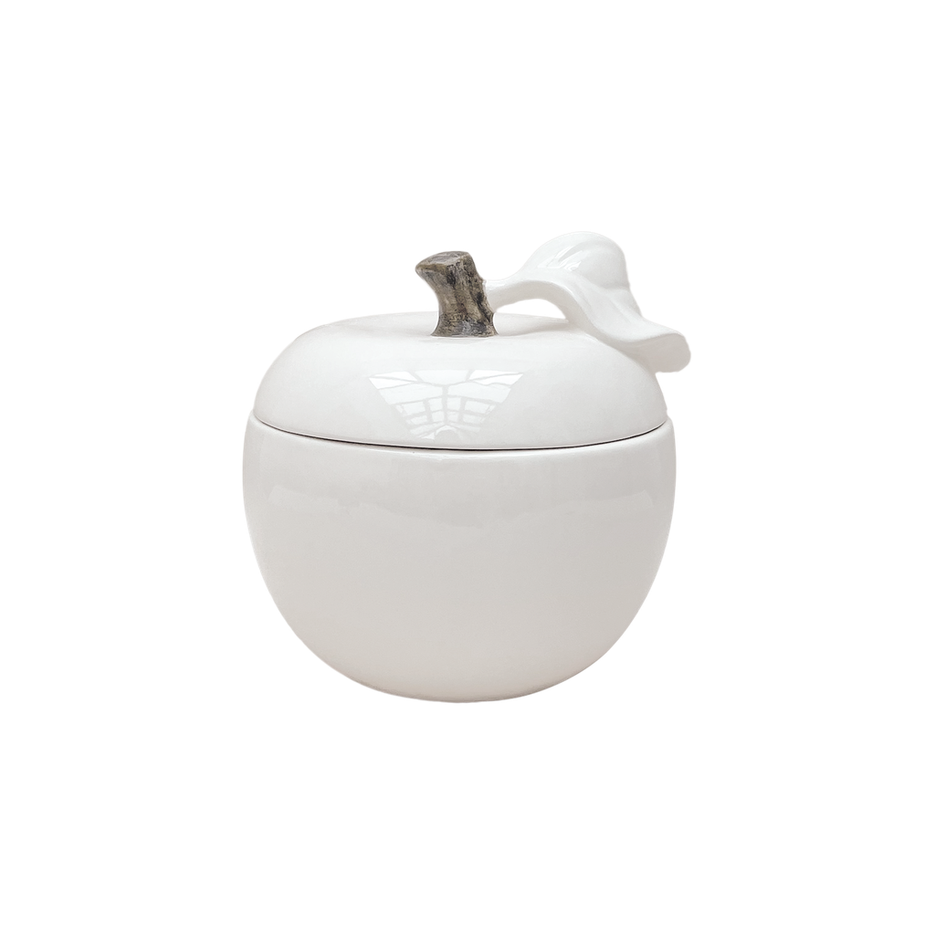 Boîte Pomme Colorée en Dolomite H.17 cm - Opjet