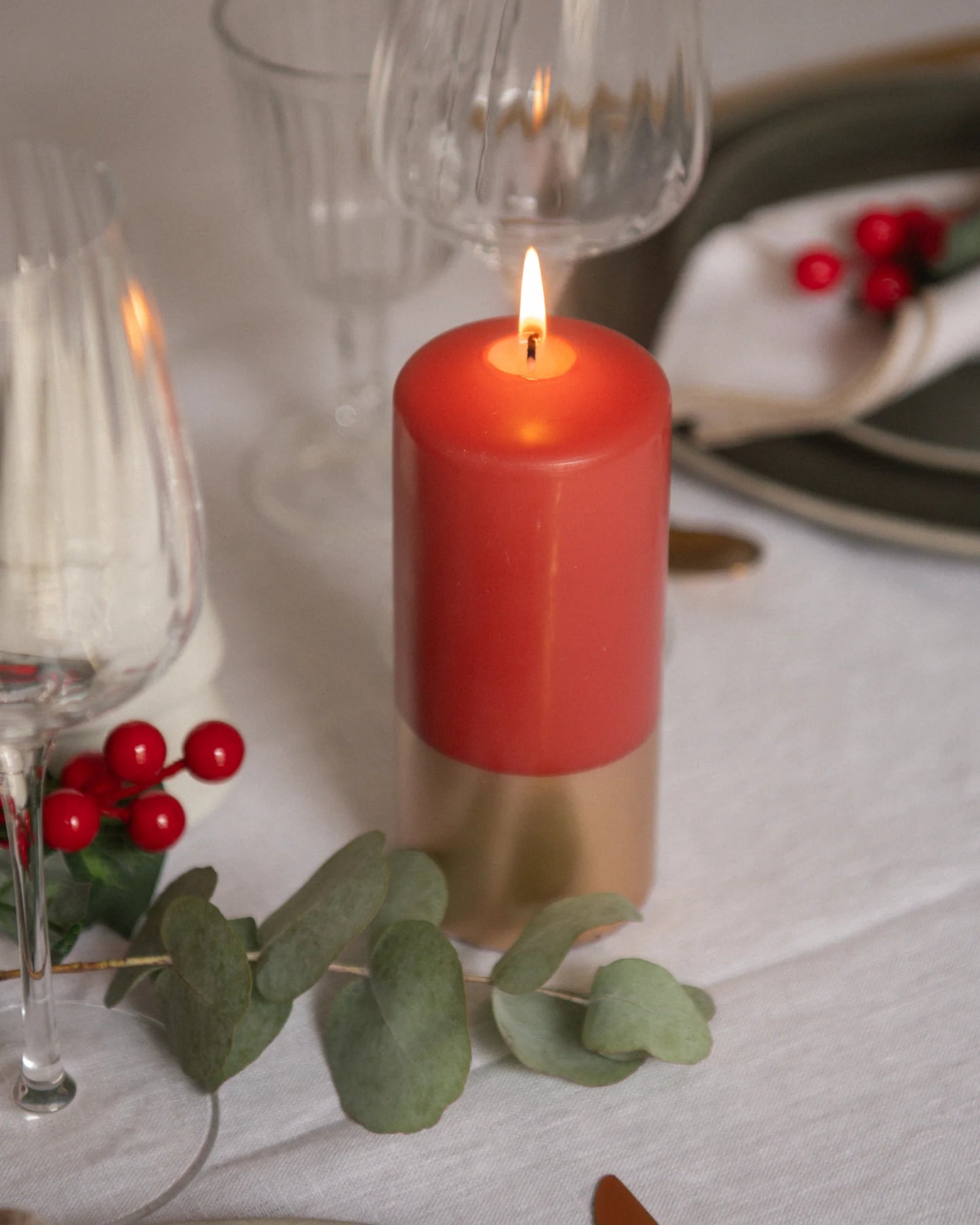 Bougie Pillier Bicolore  - My Jolie Candle