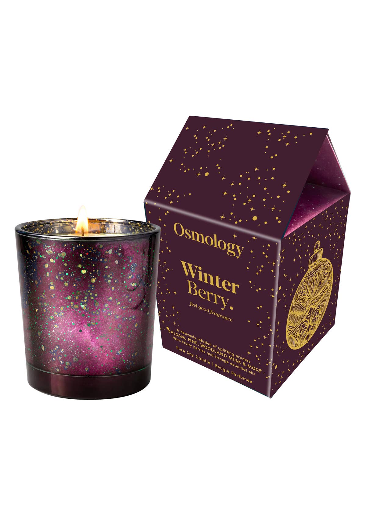 Bougie Parfumée de Voyage Baies d'Hiver - Osmology