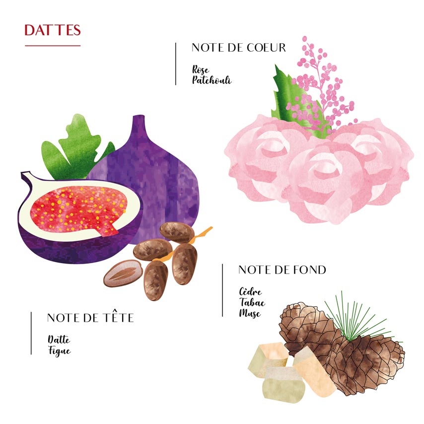 Spray d'Ambiance 100ml Dattes - Côté Bougie