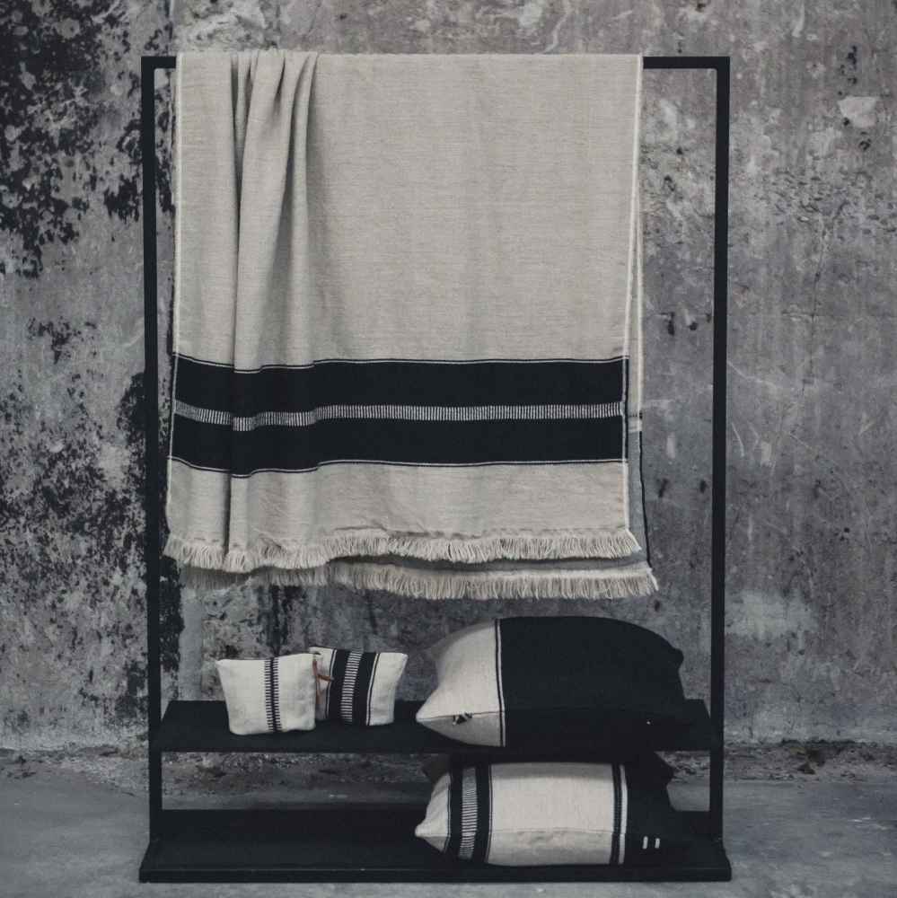 Housse de Coussin en Lin et Laine Marshall 63x63 cm - Libeco