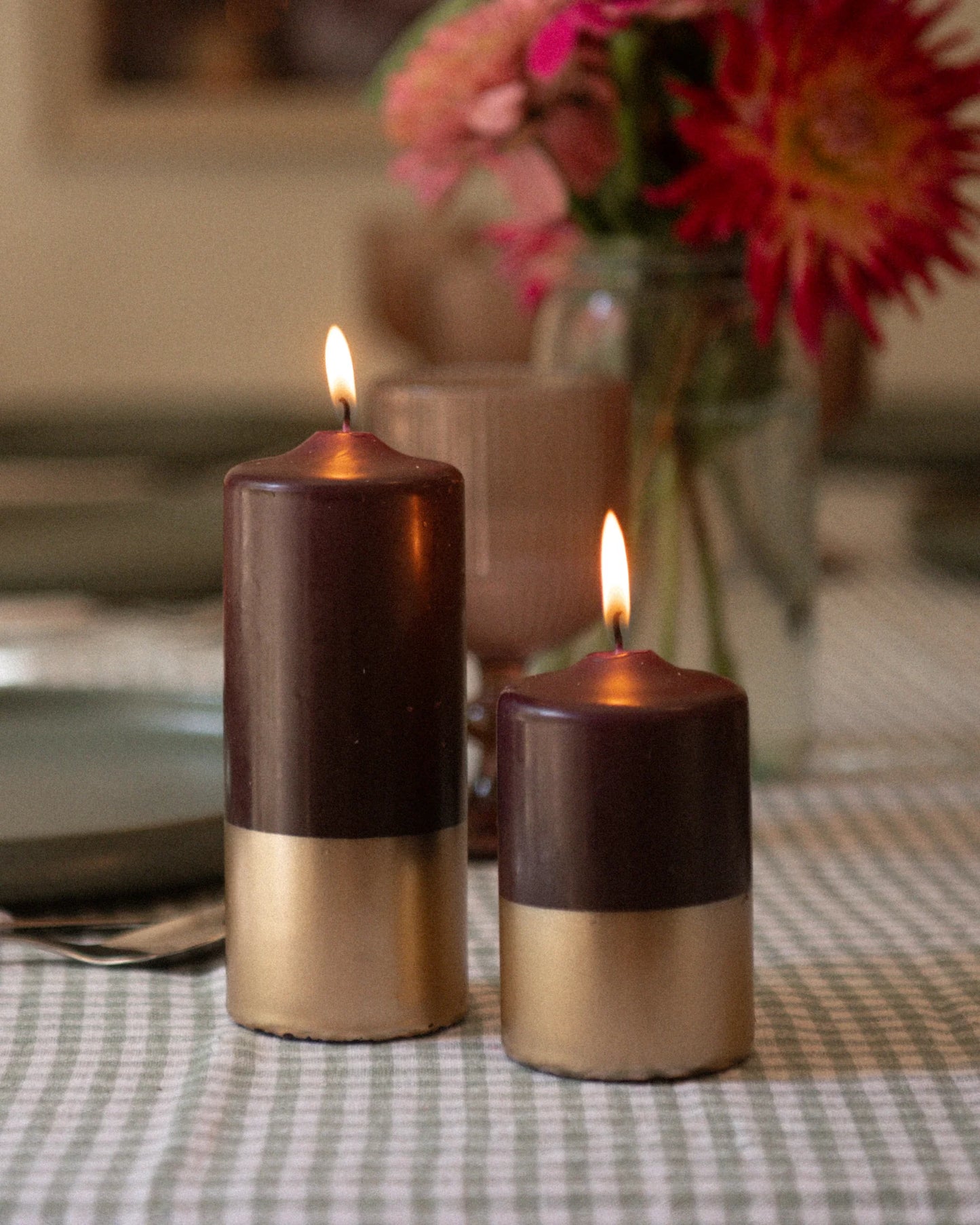 Bougie Pillier Bicolore  - My Jolie Candle