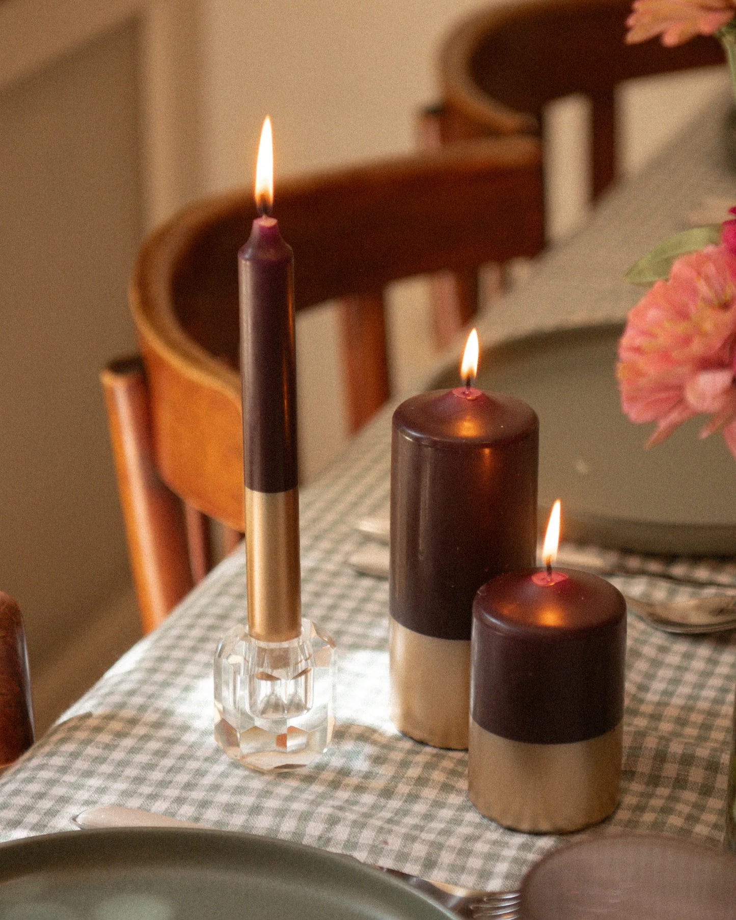 Bougie Pillier Bicolore  - My Jolie Candle