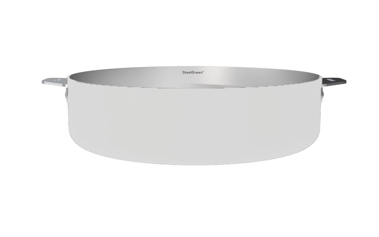 Merveilleuse Sauteuse en Inox sans Nickel Colorée D.28 cm - Cookut