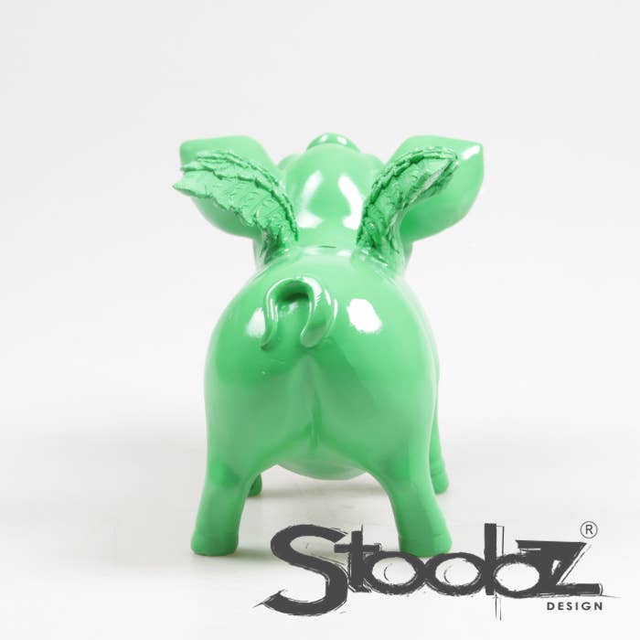 TIRELIRE COCHON AILÉ STOOBZ 14X25X15 CM | TIRELIRE |