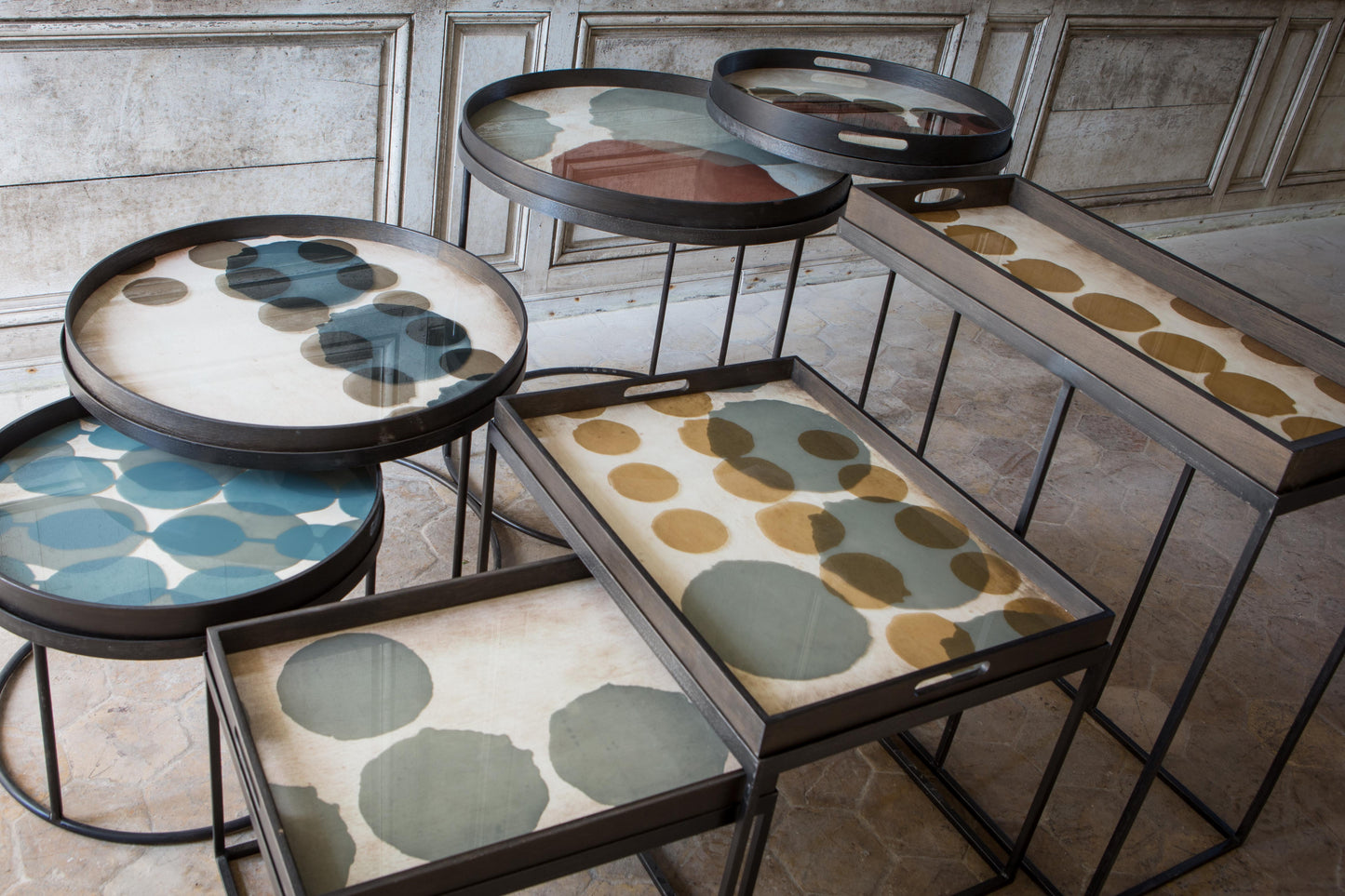 Plateau en Verre Connected Dots 48CM - Ethnicraft