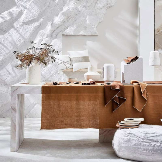 Nappe Corte en Coton et Lin - Haomy