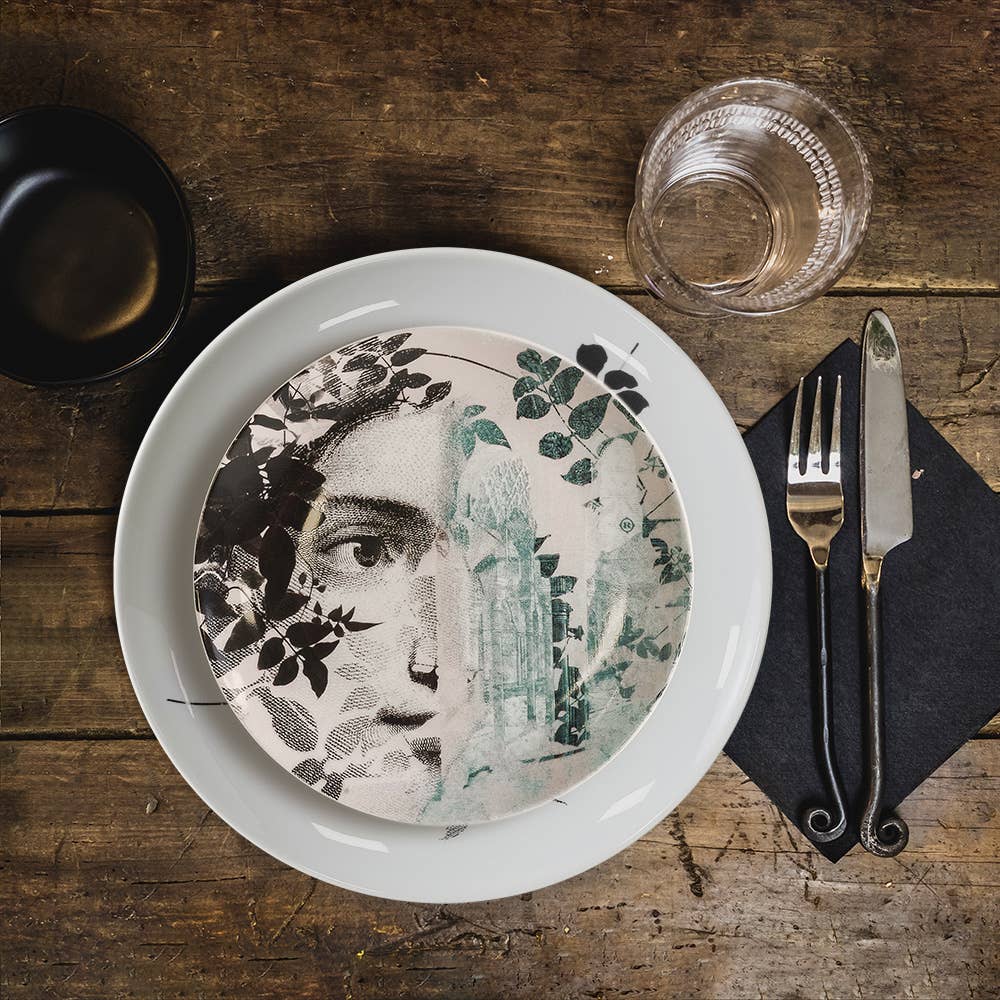 Set de 4 Assiettes à Dessert en Porcelaine ALHAMBRA ø21 cm - Ibride
