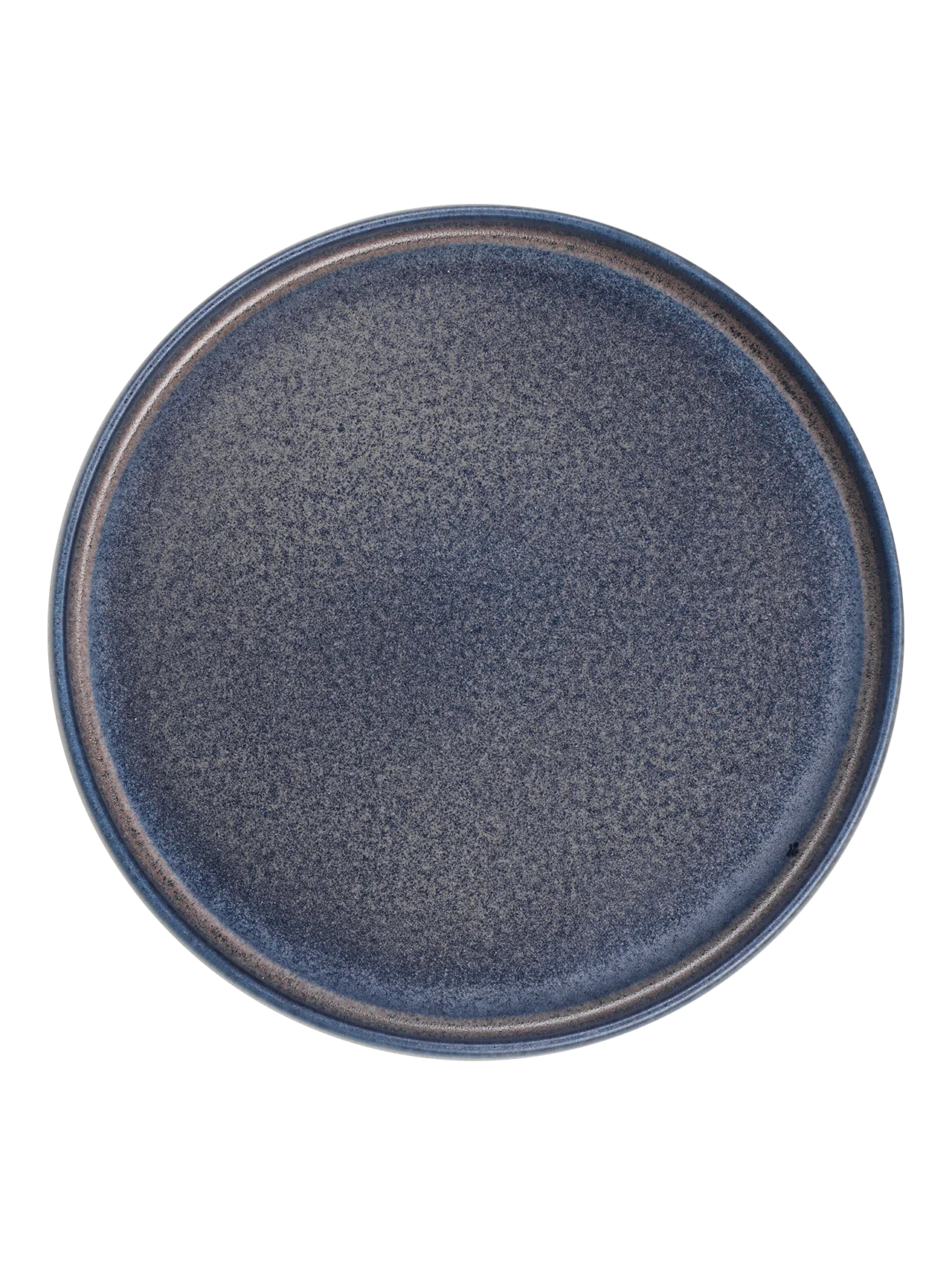 Set de 6 Assiettes Plates en Grès Brun ou Carbonne Gobi - Asa