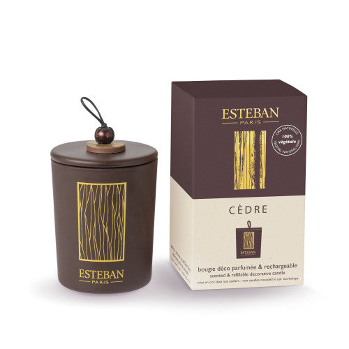 Bougie Décorative Parfumée & Rechargeable 180g - Esteban Paris