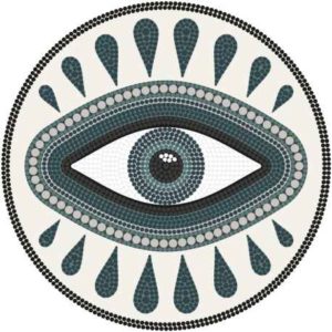 Tapis Vinyle Rond Oeil D.140 cm - Podevache