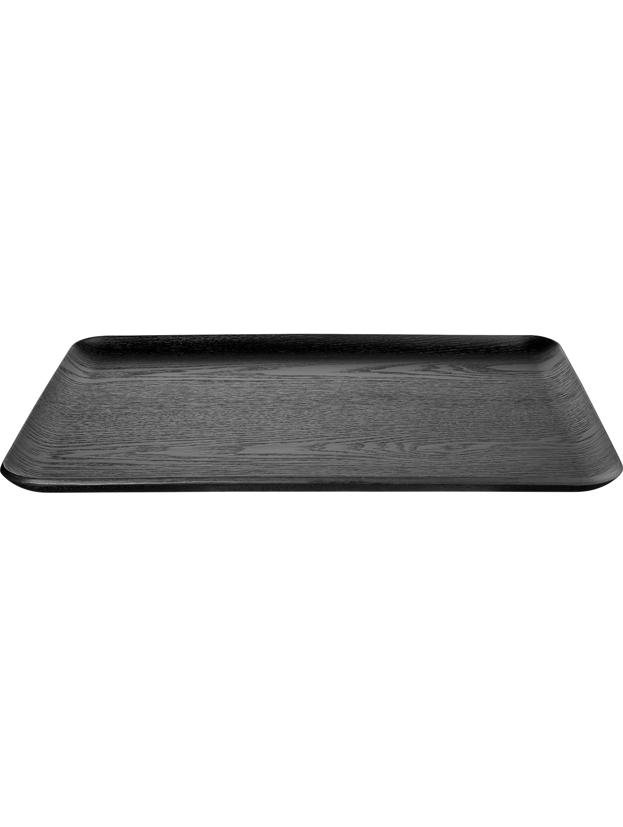 Plateau de Service en Bois Noir - ASA