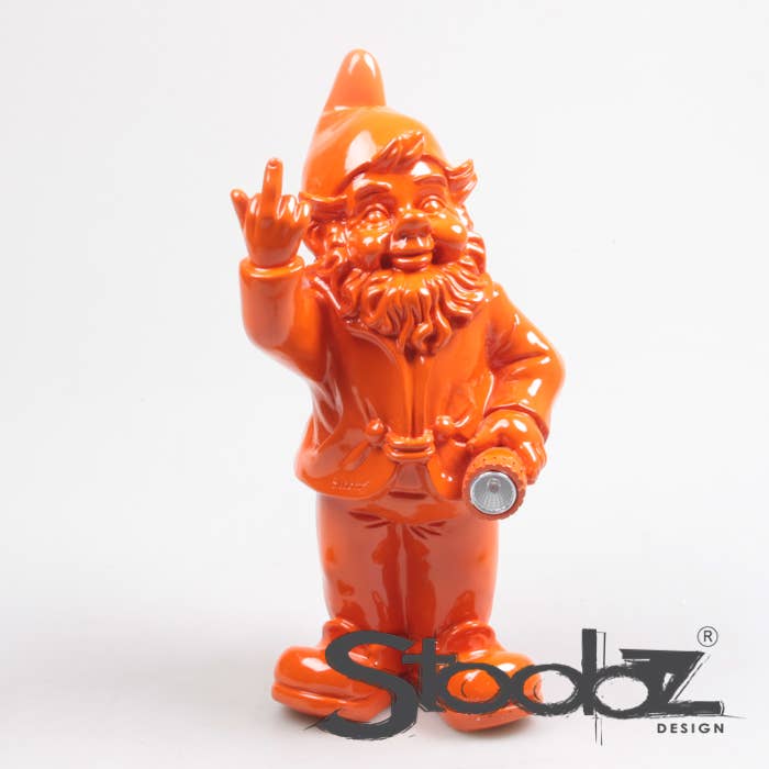 GNOME FUCK YOU SOLAIRE ORANGE 14X16X31 CM