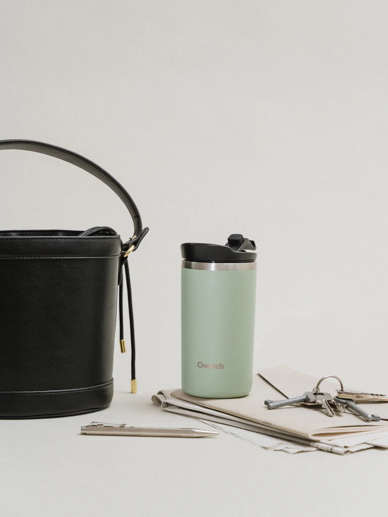 Travel Mug Isotherme en Inox 350 ml - Qwetch