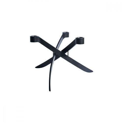 Bougeoir Design Noir - Uyunï