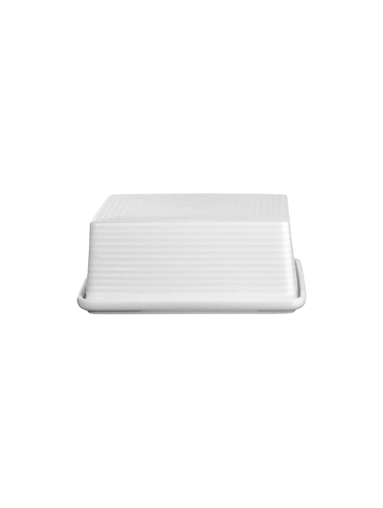 Beurrier en Porcelaine Blanche - Asa
