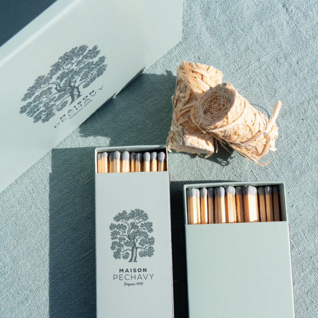 Coffret de 56 Allumes-Feux Naturels & 35 Allumettes Carbone - Maison Pechavy