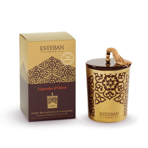 Bougie Décorative Parfumée & Rechargeable 180g - Esteban Paris