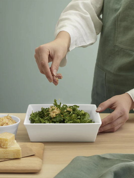 Plat de Cuisson en Porcelaine 18x18 cm - Asa