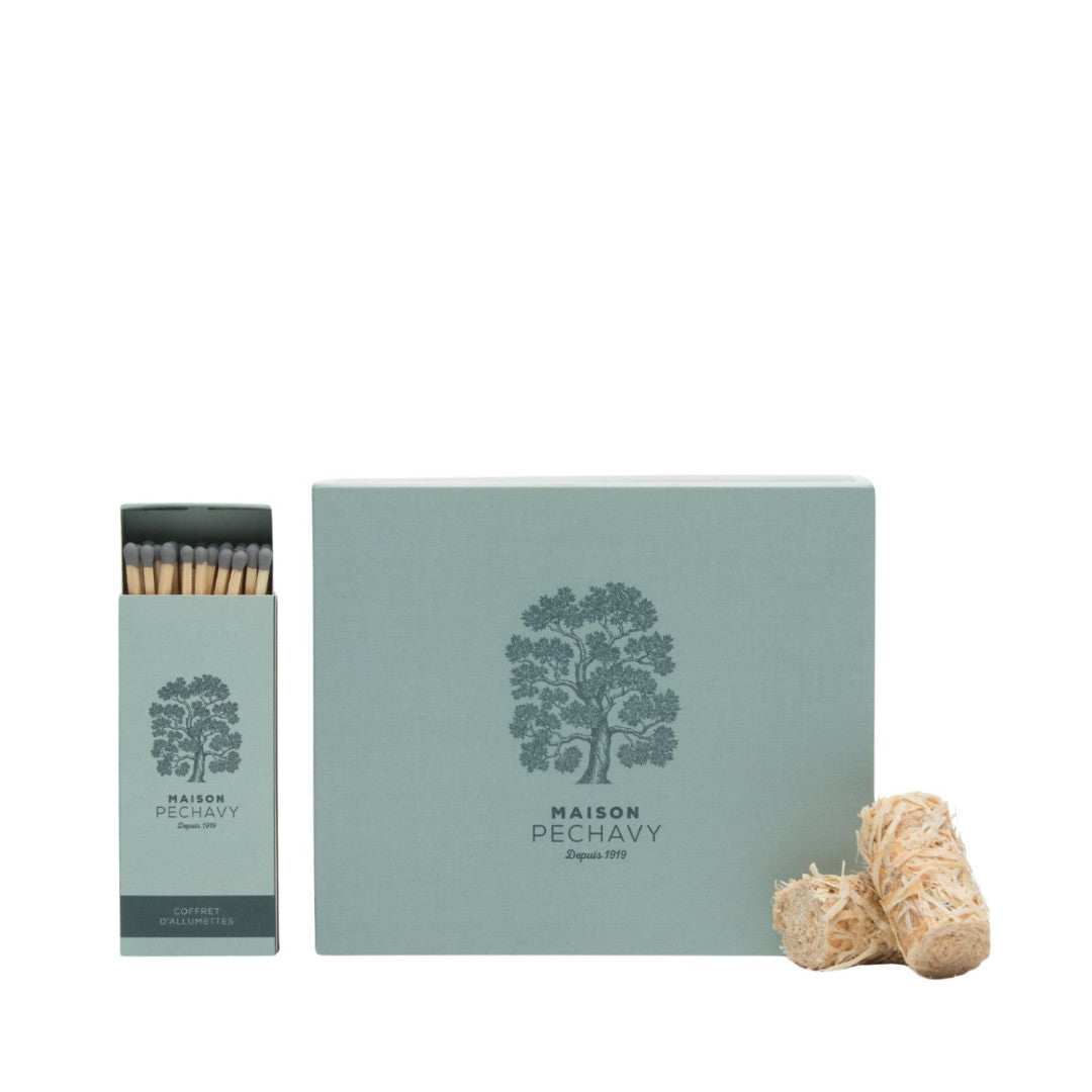 Coffret de 56 Allumes-Feux Naturels & 35 Allumettes Carbone - Maison Pechavy