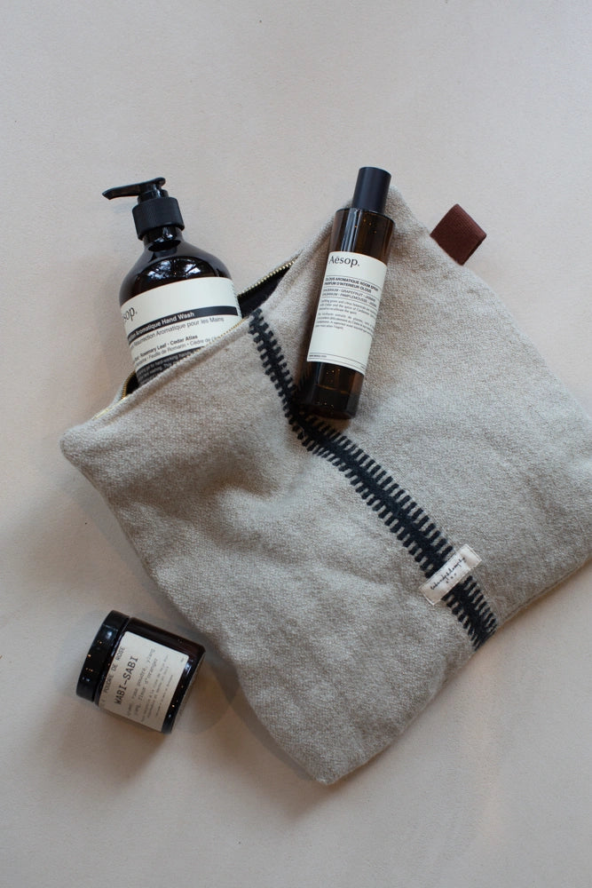Trousse en Lin et Laine Inori - Bedandphilosophy