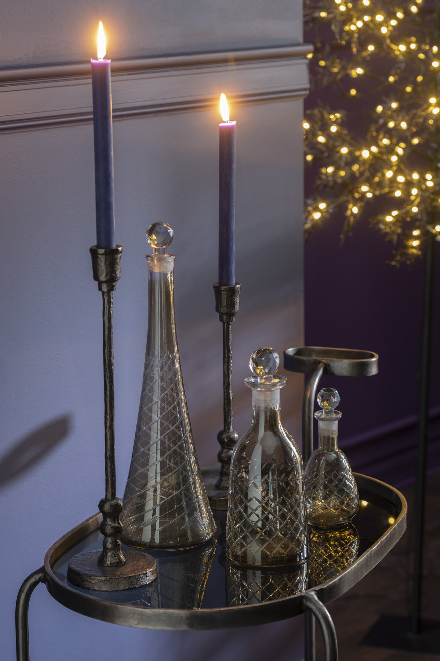 Carafe en Verre Transparent Tiges - Jolipa