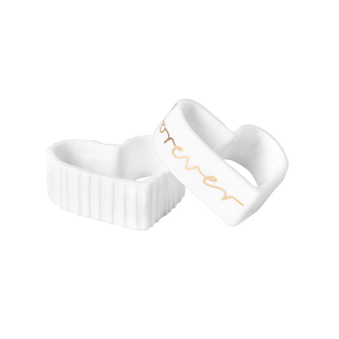 Set de 2 Ronds de Serviette Coeur - Räder