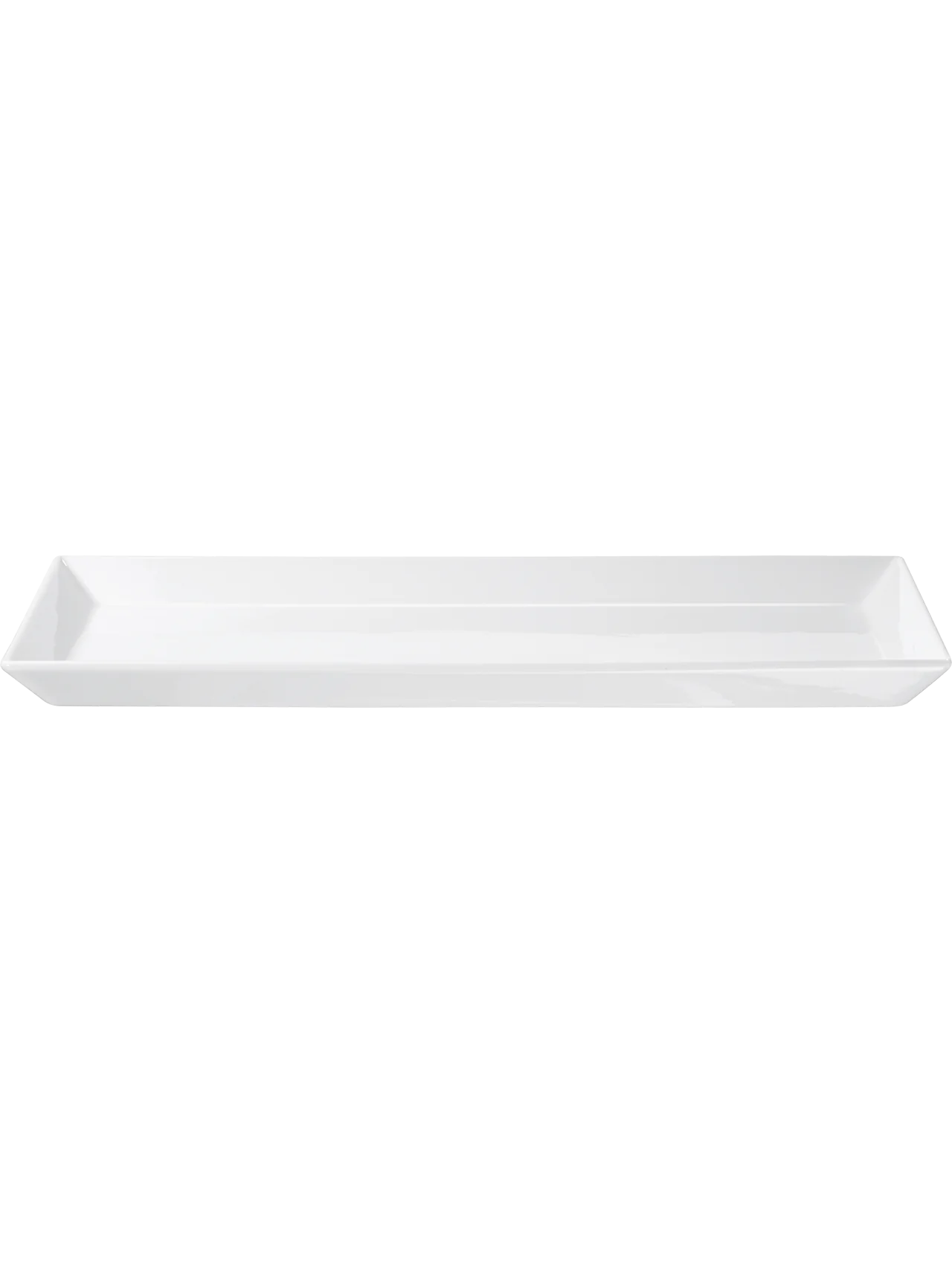 Plat de Service Rectangulaire en Porcelaine Blanche - ASA
