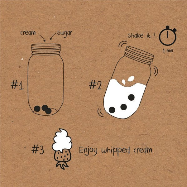 Shaker pour Chantilly Minute - Cookut