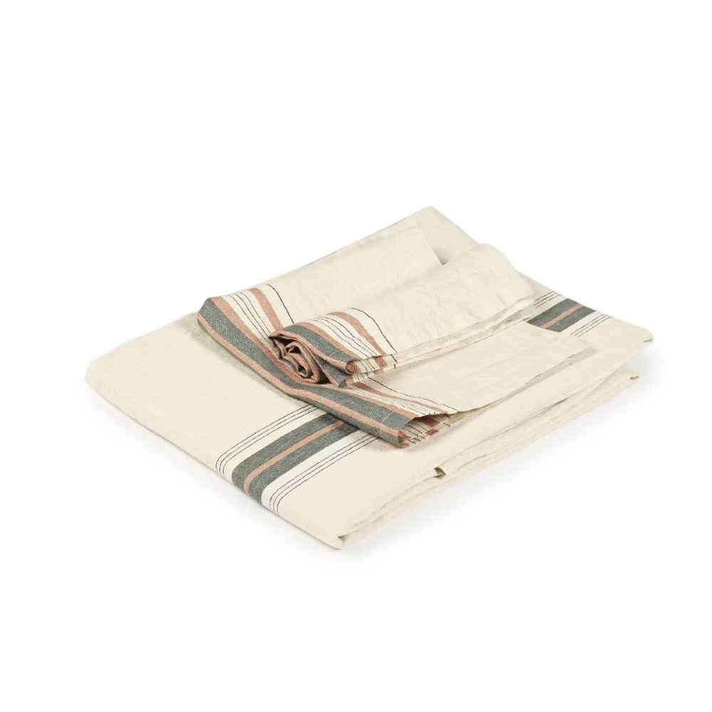 Nappe en Lin Gypsum 175x275 cm - Libeco