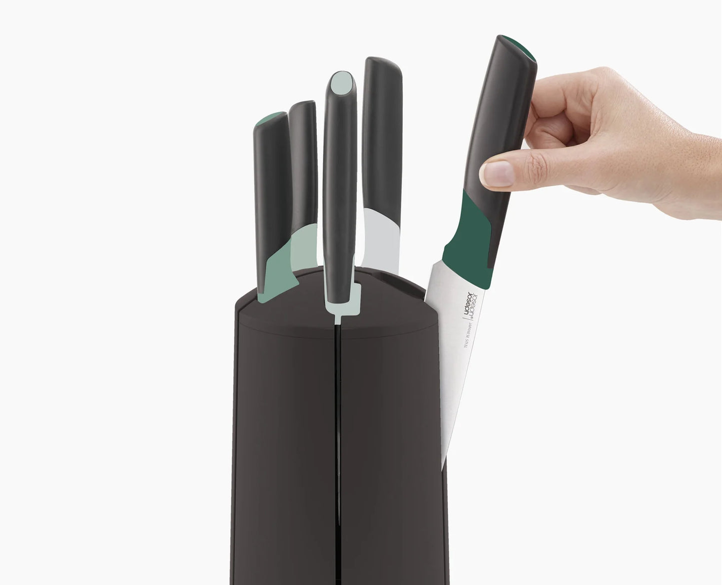 Carrousel Bloc de 5 Couteaux Acier Inoxydable - Joseph Joseph