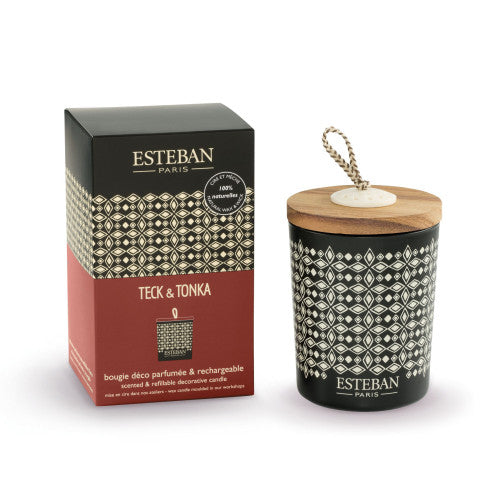Bougie Décorative Parfumée & Rechargeable 180g - Esteban Paris