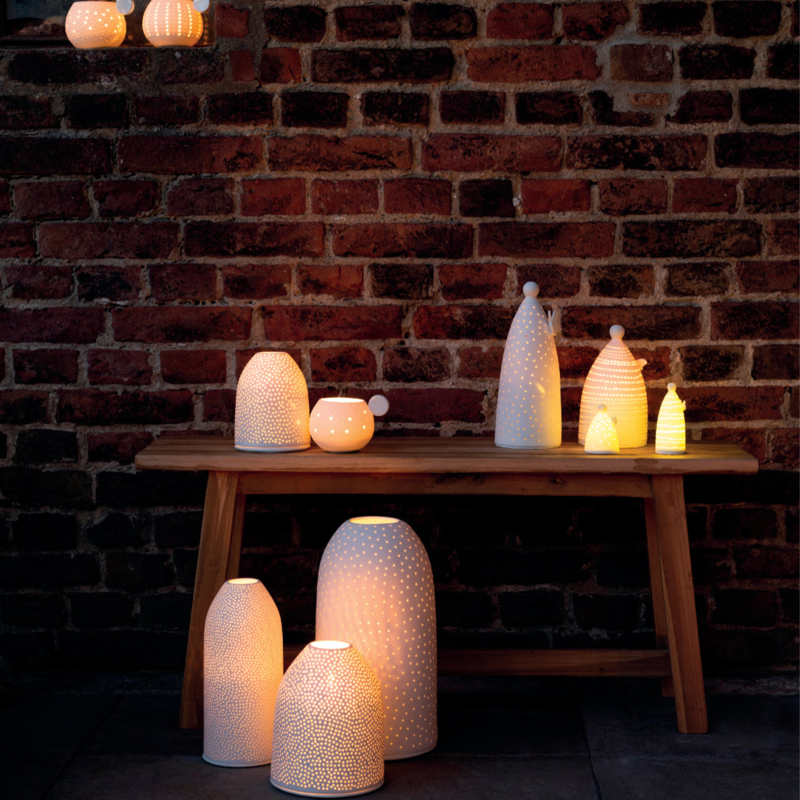 Photophore LED Ange en Porcelaine - Räder