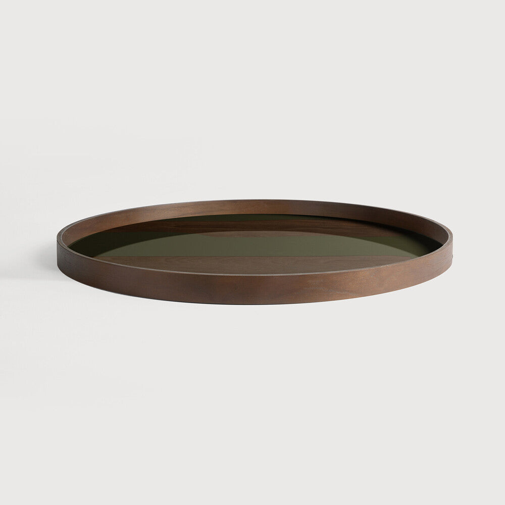 Plateau en Verre Second Nature Moss L 61 cm - Ethnicraft