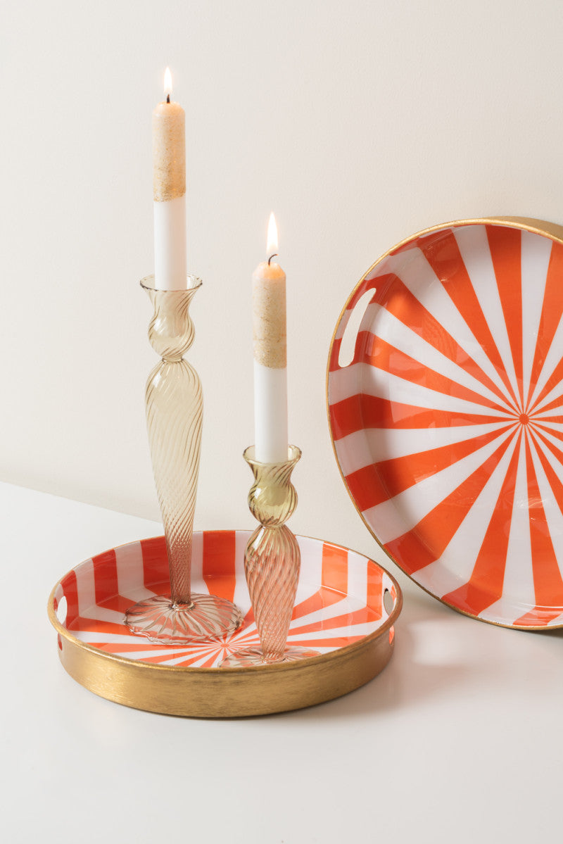 Plateau Candy Swirl Coloré - Present Time