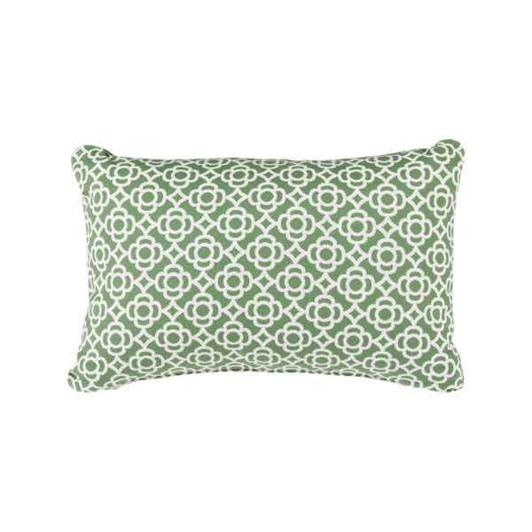 Housse de Coussin d'Extérieur Lorette Vert 68x44cm - Fermob