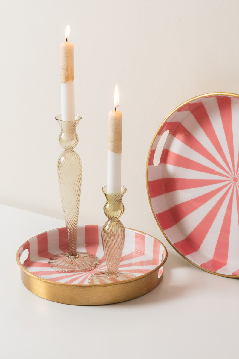 Plateau Candy Swirl Coloré - Present Time
