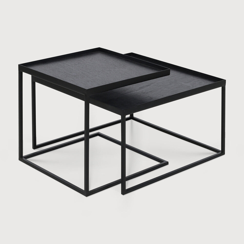 Set de 2 Tables à Plateaux Rectangulaires en Bois - Ethnicraft
