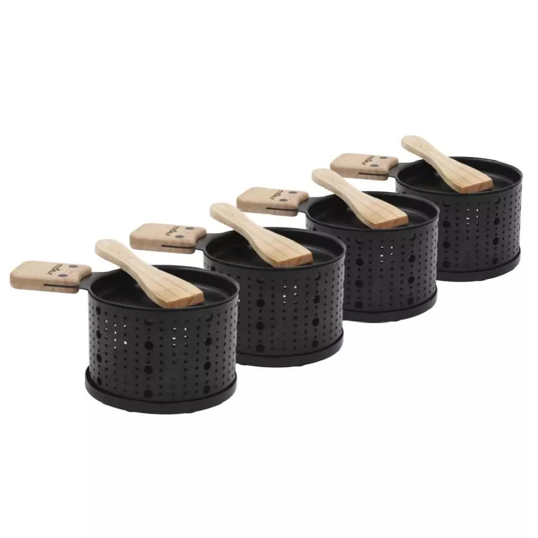 Set de 4 Appareils à Raclette à la Bougie - Cookut