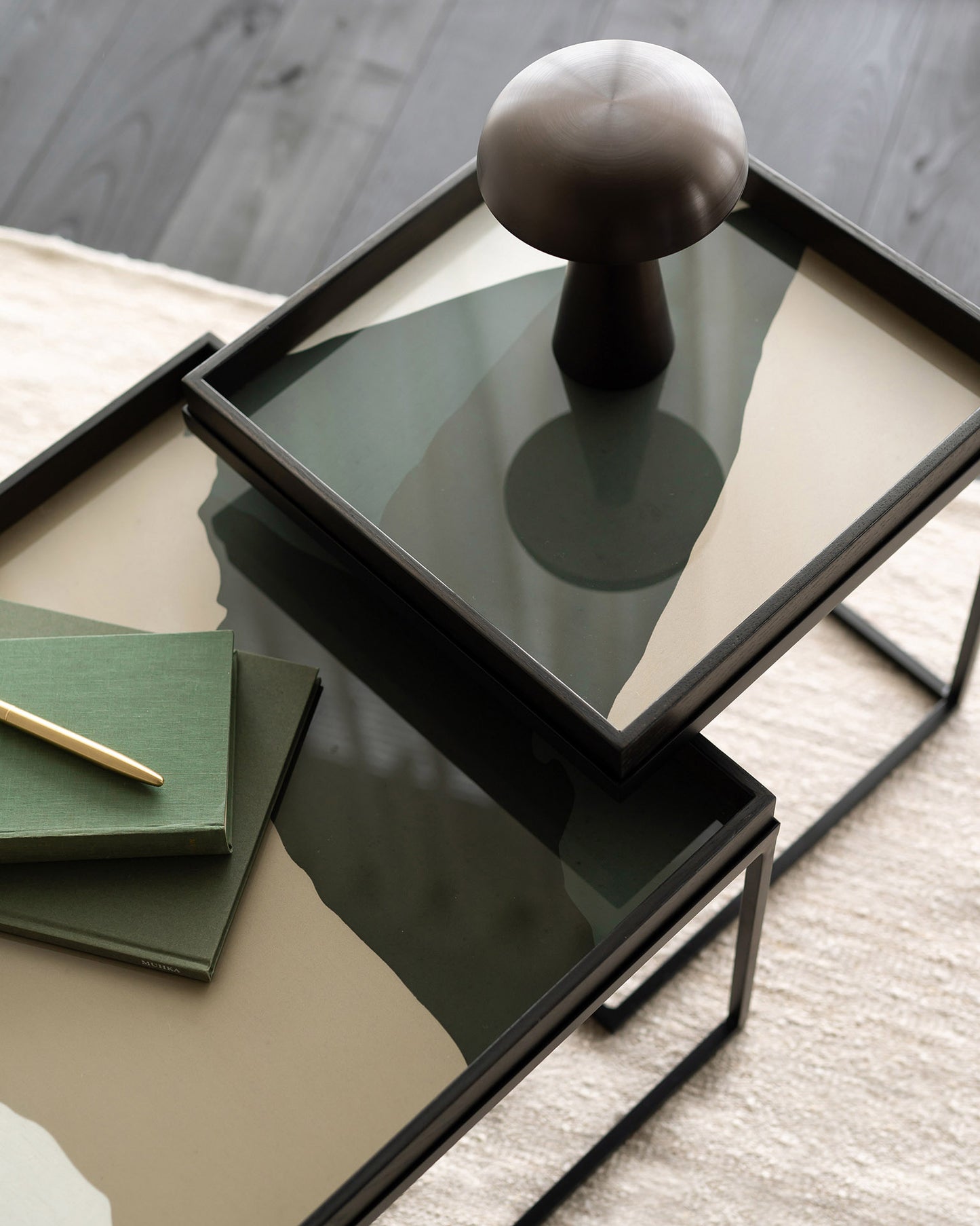 Set de 2 Tables à Plateaux Rectangulaires en Bois - Ethnicraft