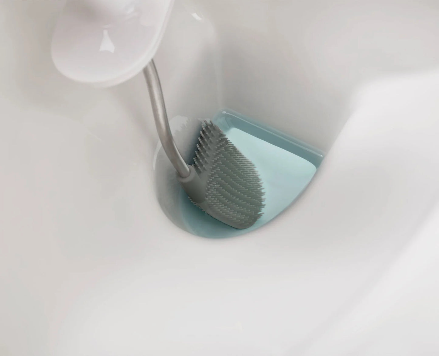 Brosse à Toilettes à Tête Flexible en Inox Flex - Joseph Joseph