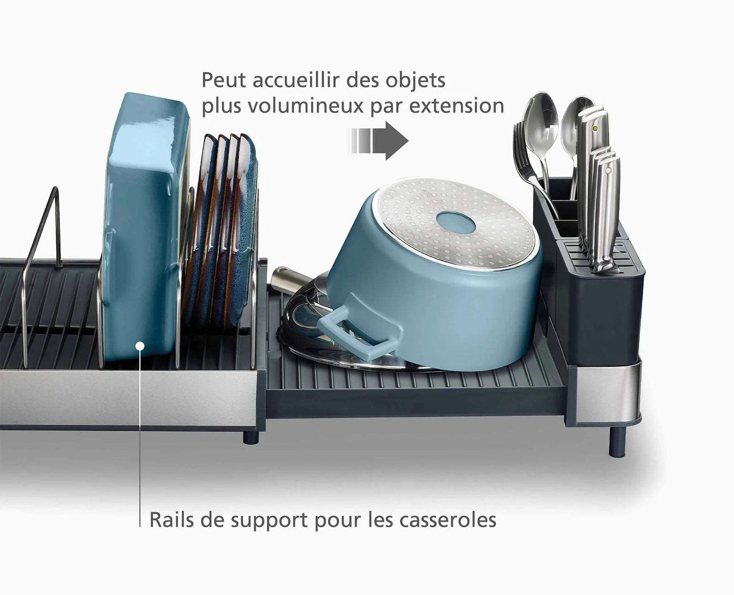 Égouttoir à vaisselle extensible - Joseph Joseph