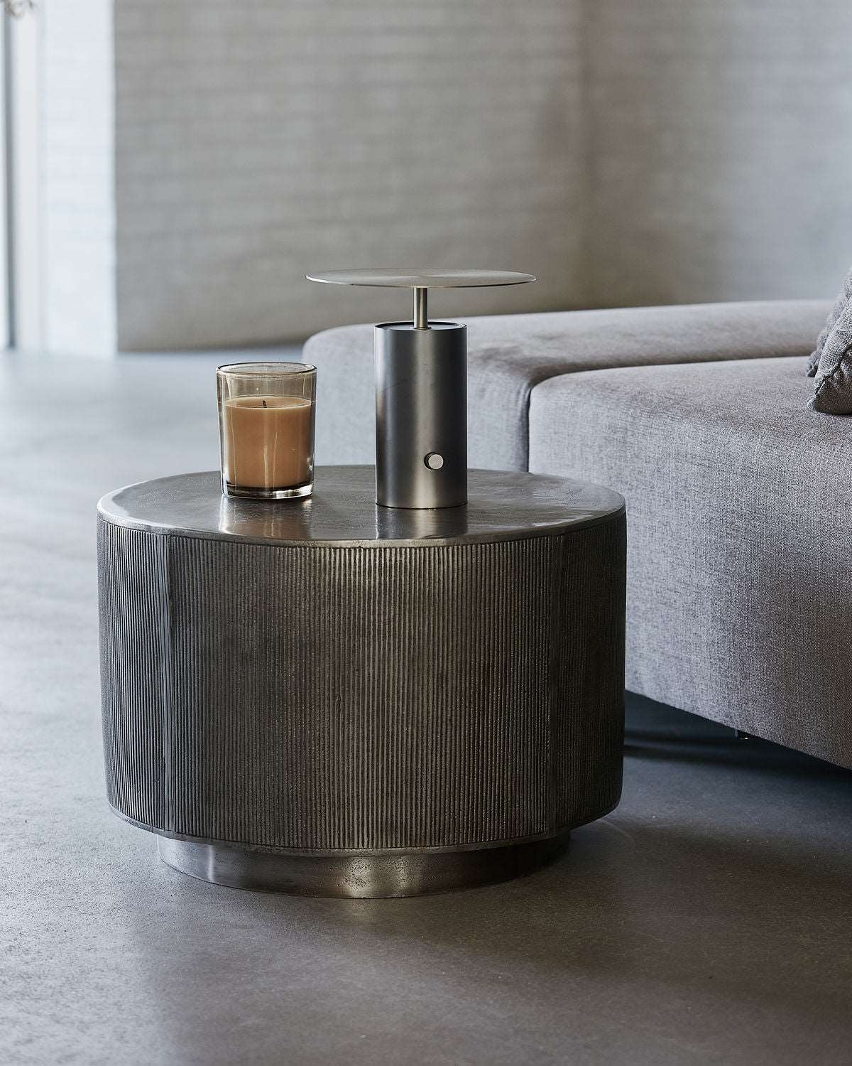 Lampe de Table Bronze Nickelé - House Doctor