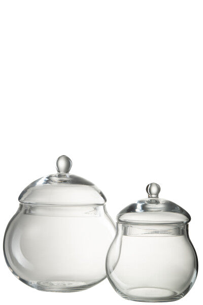 Bonbonnière Ronde en Verre - Jolipa