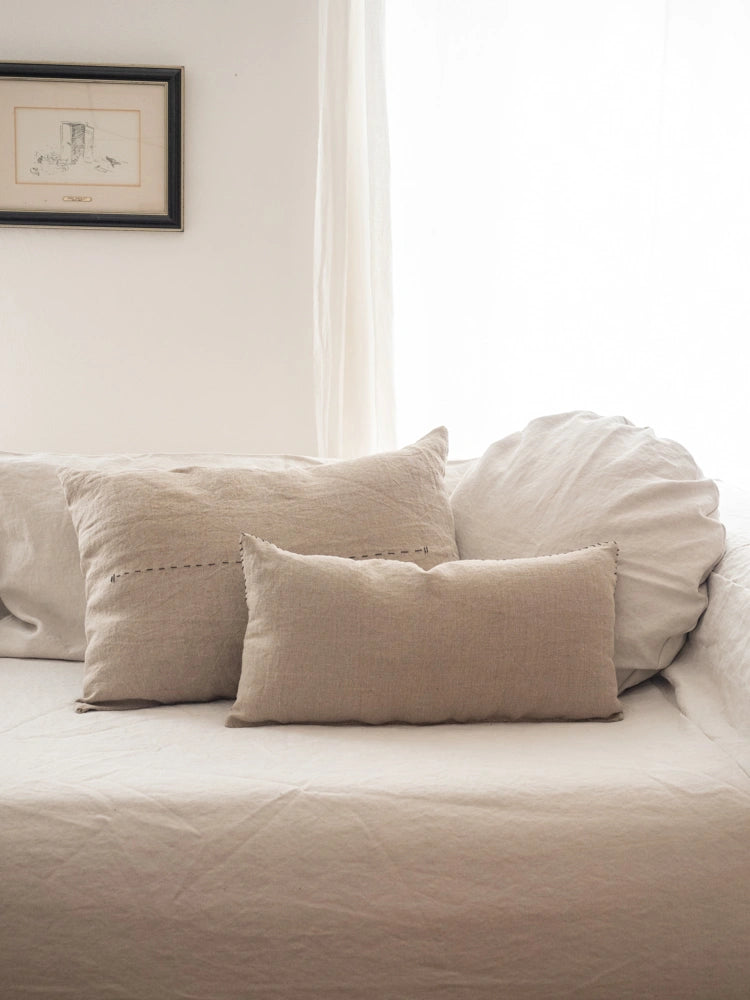 Coussin en Lin 70x50 cm - Bedandphilosophy