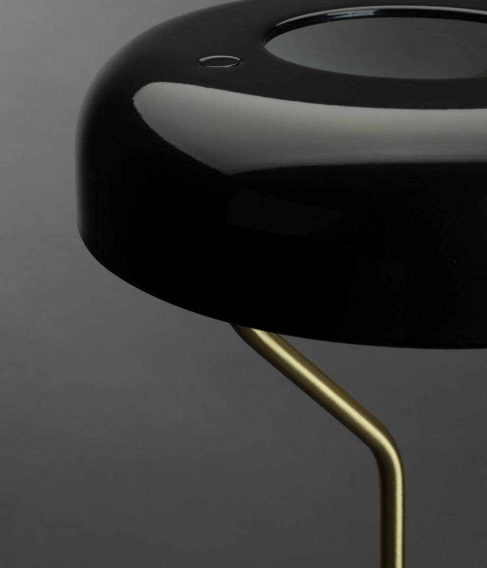 Lampe de Table Eclipse Noire et Dorée - DutchBone