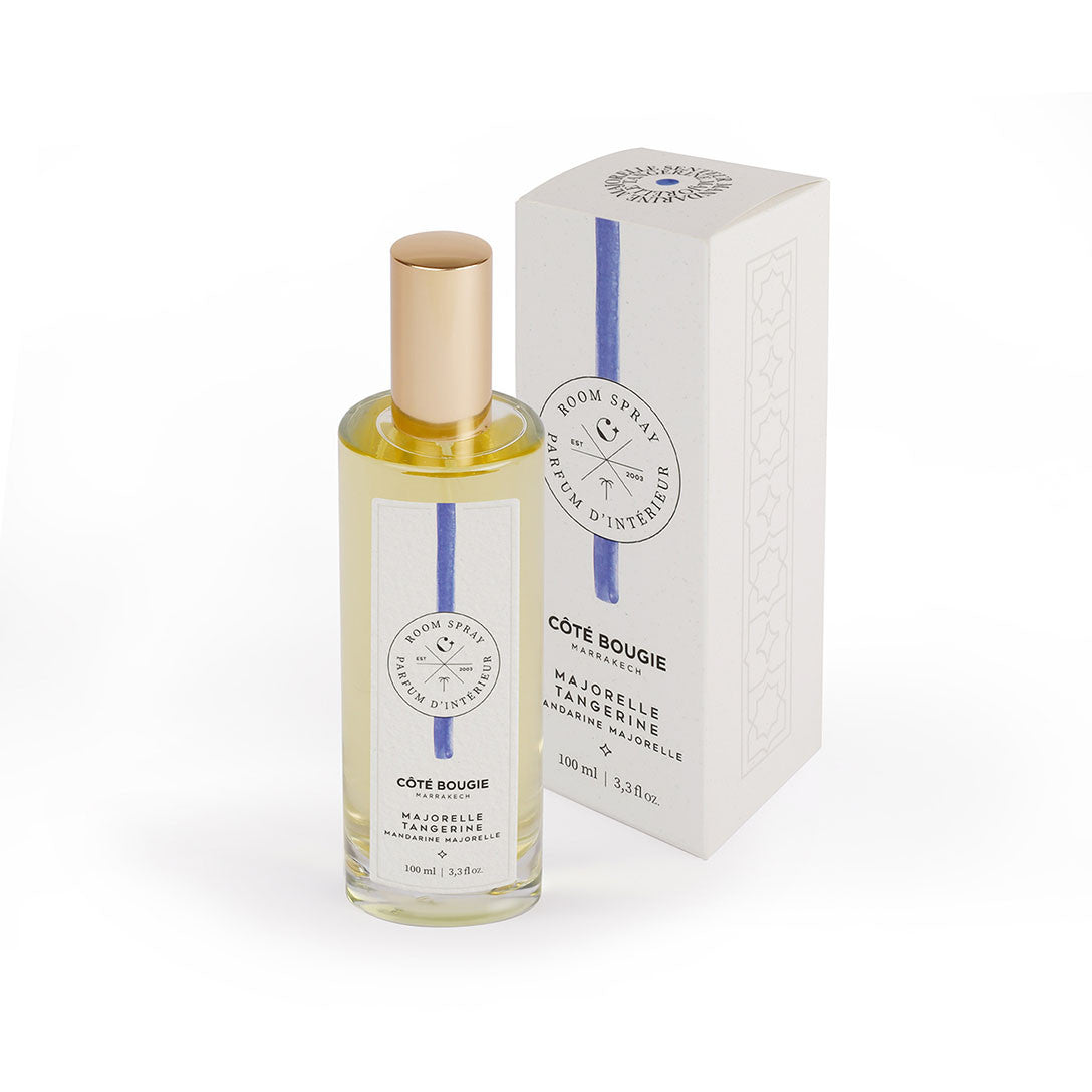Spray d'Ambiance Mandarine Majorelle 100 ml - Côté Bougie