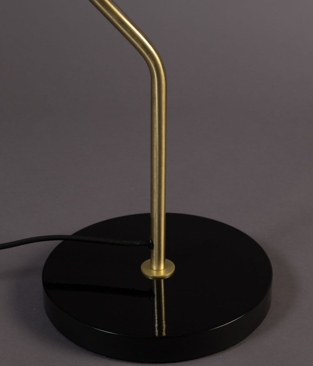 Lampe de Table Eclipse Noire et Dorée - DutchBone