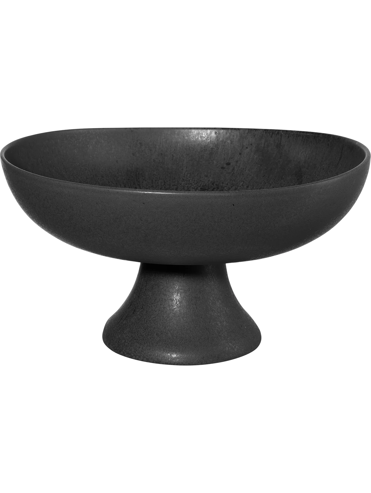 Coupe/Coupelle sur Pied en Grès Noir - ASA