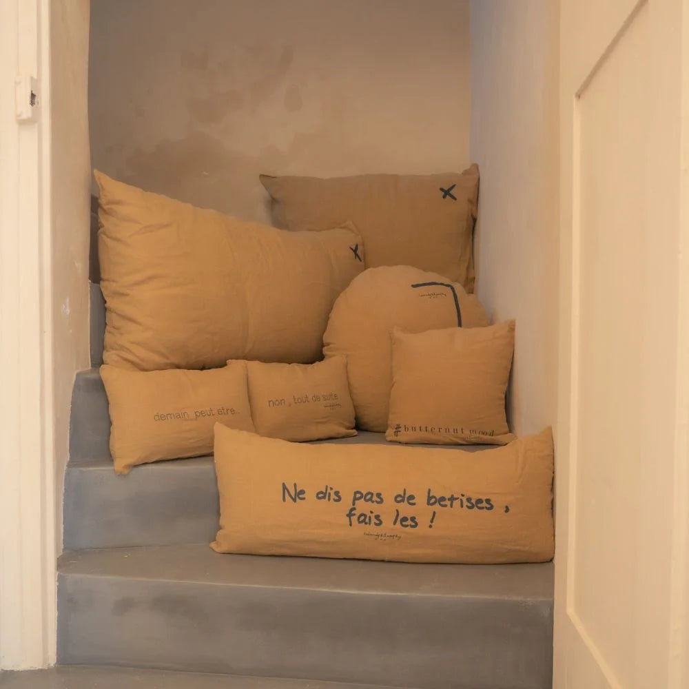 Coussin à Messages Bêtises - Bedandphilosphy